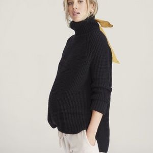 HATCH maternity The Waffle Turtleneck sweater OS